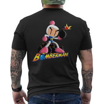 Bomberman Bombing Explosive Retro Gamer Nostalgia Classic T-Shirt mit Rückendruck - Geschenkecke