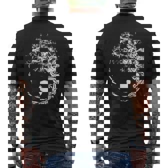 Bonsaïs Zen Yin Yang Amoureux Du Japon Adulte Noir Size S Personnalisé Arbre Bonsaï Yin Yang Kanji T-shirt imprimé au dos - Cadeauxyz