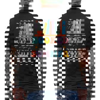 Booked For The Summer Summer Reading Men's Back Print T-Shirt - Monsterry