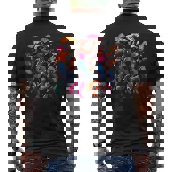 Boots On The Ground Dancing Cowgirl Boot Cowboy Western Men's T-shirt Back Print - Seseable