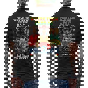 Boots On The Ground Junenth Cowgirl Where Them Fans At Men's T-shirt Back Print | Mazezy