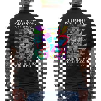 Born In The 70'S Raised In The 80'S & 1980S Vintage Men's T-shirt Back Print - Thegiftio UK