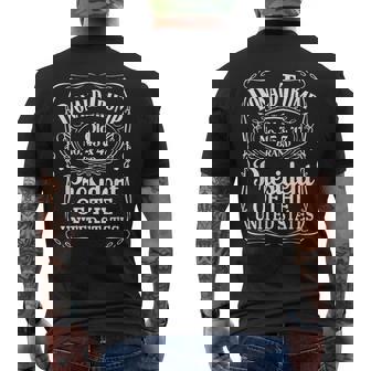 Botella De Whisky Donald Trump 45 47 Camiseta Hombre Estampado Espalda - Regaloses