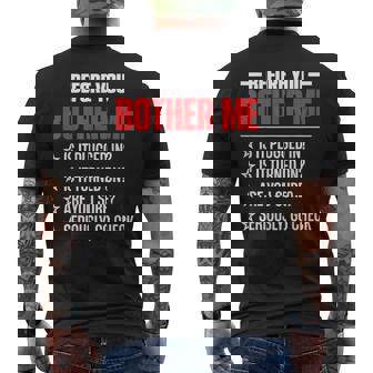 Before You Bother Me Nerd Computer Geeks Programmer Men Men's T-shirt Back Print - Thegiftio