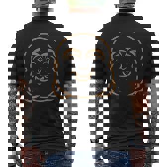 Bouddha Spirituelisage Doré T-shirt imprimé au dos - Cadeauxyz