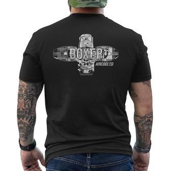 Boxer Aircooled R Series Twin Cylinder Boxer Engine Motorcycle T-Shirt mit Rückendruck - Geschenkecke