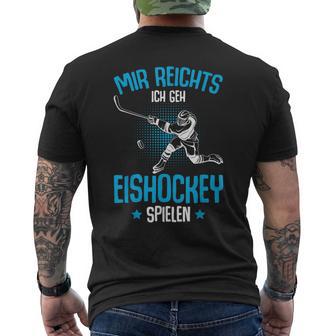 Boys' Mir Reichts Ich Geh Eishockey Spiel T-Shirt mit Rückendruck - Geschenkecke