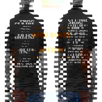 Bricolage Super Autiste Beau Gosse Humour Garçon Autiste T-shirt imprimé au dos - Cadeauxyz