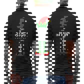 The British Elf Family Matching Group Christmas Men's Back Print T-Shirt - Monsterry