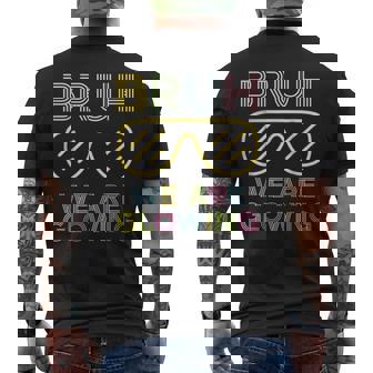 Bruh We Are Glowing In My Glowing Era Hello Summer Vacation Men's T-shirt Back Print | Mazezy