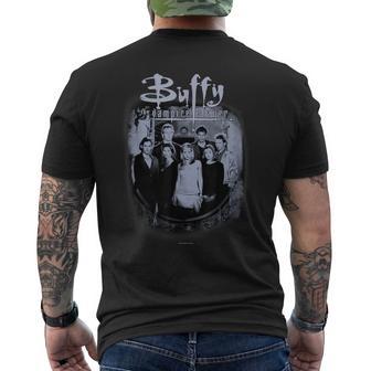 Buffy Theampire Slayer Distressedintage Scooby Gang T-Shirt mit Rückendruck - Geschenkecke