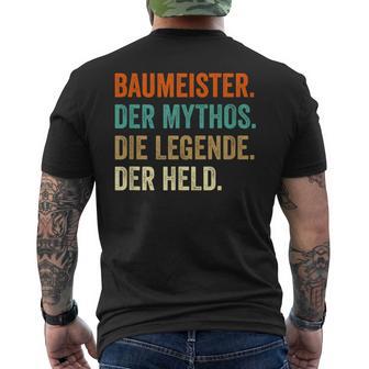 Builder T-Shirt mit Rückendruck - Geschenkecke