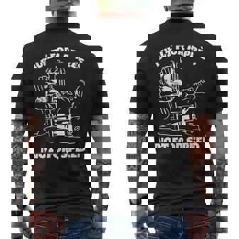 Built For Apres Not For Speed Men's T-shirt Back Print - Monsterry