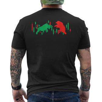 Bulls Bear Stock Exchange Investor Wall Street S T-Shirt mit Rückendruck - Geschenkecke