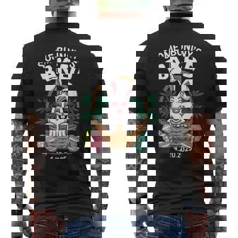 Some Bunny’S Baked 420 Meme Graphic Men's T-shirt Back Print | Mazezy