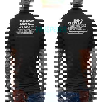 BURMESE Whisperer Clothes Outfit Burmese Men's Back Print T-Shirt - Monsterry
