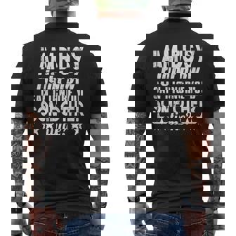 I Am Busy Right Now Can I Ignore You Some Other Time Men's Back Print T-Shirt - Monsterry
