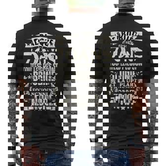 Cadeau Anniversaire 70 Ans Homme Cadeau Rigolo 70 Ans Humour T-shirt imprimé au dos - Cadeauxyz