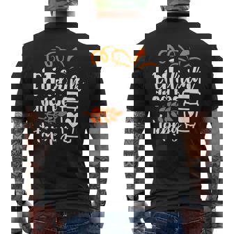 Cadeau Assorti Pour La Famille Avec Inscription Eat Drink Thanksgiving T-shirt imprimé au dos - Cadeauxyz