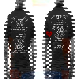 Cadeau D'anniversaire De Mariage Pour Couple 17 Ans T-shirt imprimé au dos - Cadeauxyz