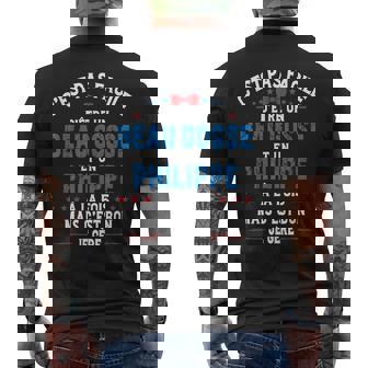 Cadeau De Noël Drôle Pour Homme Beau Gosse Philippe Humour T-shirt imprimé au dos - Cadeauxyz
