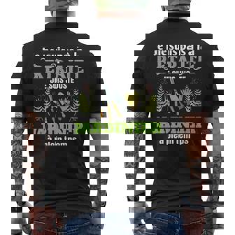 Cadeau Rigolo Homme Départ À La Retraite Jardinier Drôle T-shirt imprimé au dos - Cadeauxyz