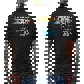 California Birthday Trip 2025 Vacation Party Crew Cruise Men's T-shirt Back Print | Mazezy