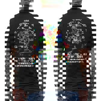 Camisa De Autismo Love Accept Support Autistic Autism Awareness Sin Mangas Camiseta Hombre Estampado Espalda - Regaloses