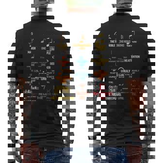Camisa De Definición De Notas Musicales Con Símbolo Musical Divertido Camiseta Hombre Estampado Espalda - Regaloses