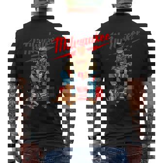 Camo Hunting Season Hand Drill Dog Hunt Men's T-shirt Back Print - Thegiftio UK