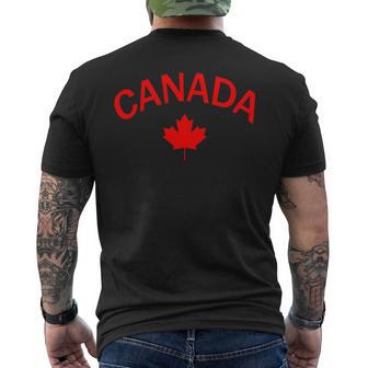 Canada Canada Flag Maple Leaf Canadian Proud Canadian T-Shirt mit Rückendruck - Geschenkecke