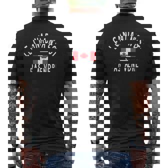 Canada Is Not For Sale Le Canada N'est Pas À Vendre Men's T-shirt Back Print | Mazezy