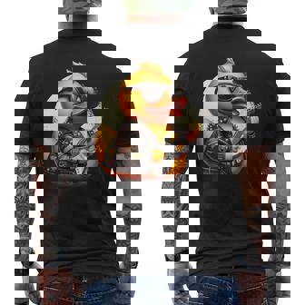 Canard En Caoutchouc Rockstar Avec Guitare T-shirt imprimé au dos - Cadeauxyz