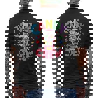 Candy Crew Candyland Decorations Sweetie Candy Squad Men's Back Print T-Shirt - Monsterry