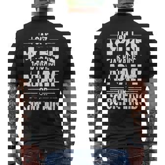 I Can't My Kid Has Practice A Game Or Something Busy Parents Men's Back Print T-Shirt - Monsterry
