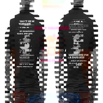 You Can't Scare Me I Have A Crazy Daughter She Has Anger Men's T-shirt Back Print | Mazezy