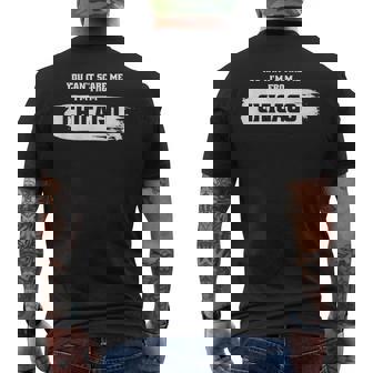 You Can't Scare Me I'm From Chicago Shirt Men's Back Print T-Shirt - Monsterry