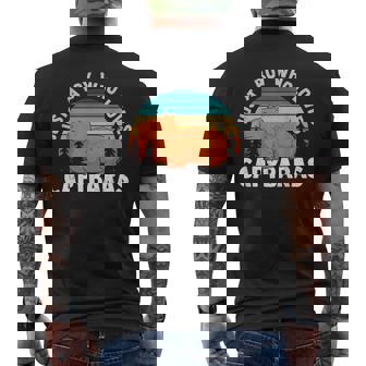 Capibara Rodent Capy Solo Un Niño Al Que Le Encantan Los Capibaras Camiseta Hombre Estampado Espalda - Regaloses