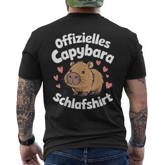 Capybara Official Capybara Sleep T-Shirt mit Rückendruck - Geschenkecke