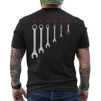 Car Mechanic Wrench Tool T-Shirt mit Rückendruck - Geschenkecke