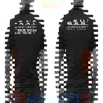 Caracas Latitud Y Longitud Caracasenezuela Camiseta Hombre Estampado Espalda - Regaloses