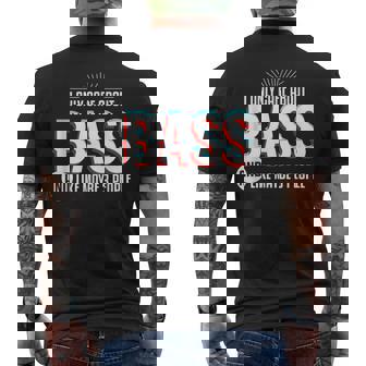 I Only Care And Obsessed About Bass Music Lover Men's Back Print T-Shirt - Monsterry