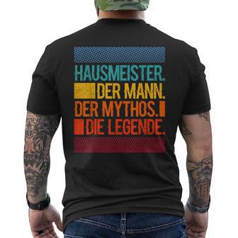 Caretaker Of The Man Of Mythos The Legend Idea T-Shirt mit Rückendruck - Geschenkecke