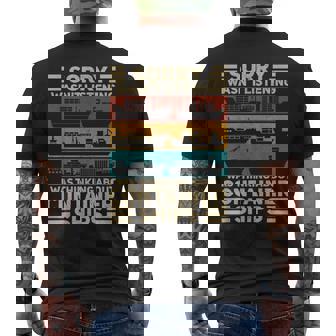 Cargo Ship Outfit Vintage Containership Container Ship Men's Back Print T-Shirt - Monsterry