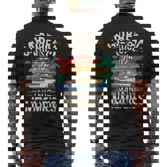 Caribbean Cruise 2025 Souvenir Matching Family Friends Squad T-Shirt mit Rückendruck - Geschenkecke
