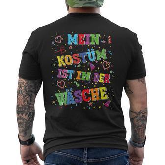 Carnival Costume My Costume Is In The Laundry Fancy Dress S T-Shirt mit Rückendruck - Geschenkecke
