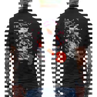 Carpe Koi Japonaise Nishikigoi Poisson Fleur De Cerisier Sakura T-shirt imprimé au dos - Cadeauxyz