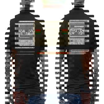 Cassette 80S 90S Cassette Audio Tapeintage T-Shirt mit Rückendruck - Seseable