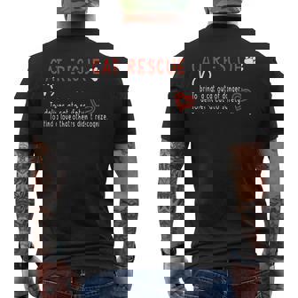 Cat Rescue Animal Rights Rescue Cat Adoption -Adults Small Short Sleeve Classic Fit Cotton 65 Polyester 35 Men's Back Print T-Shirt - Monsterry