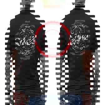 Certificado Salsero Divertido Salsa Bailando Camiseta Hombre Estampado Espalda - Regaloses